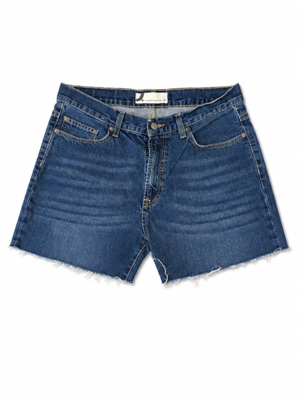 Denim Cut-Off Shorts, Dark Wash, Size Medium